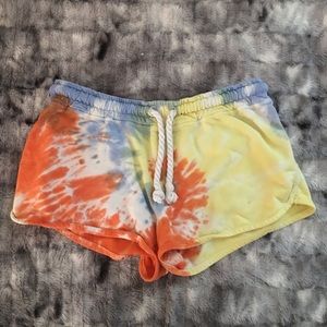 tie dye shorts